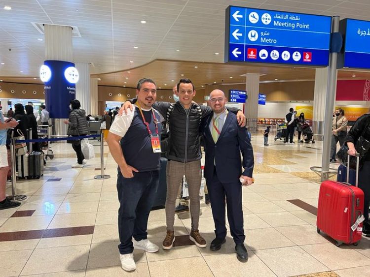 José Ariel López Balmori ya se encuentra en Dubái