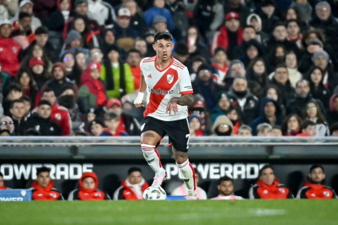 El debut de Adam Bareiro en River ante Olimpia