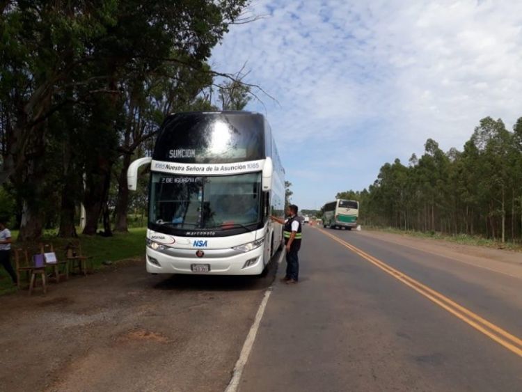 Dinatran sigue controlando cumplimiento de protocolos en colectivos