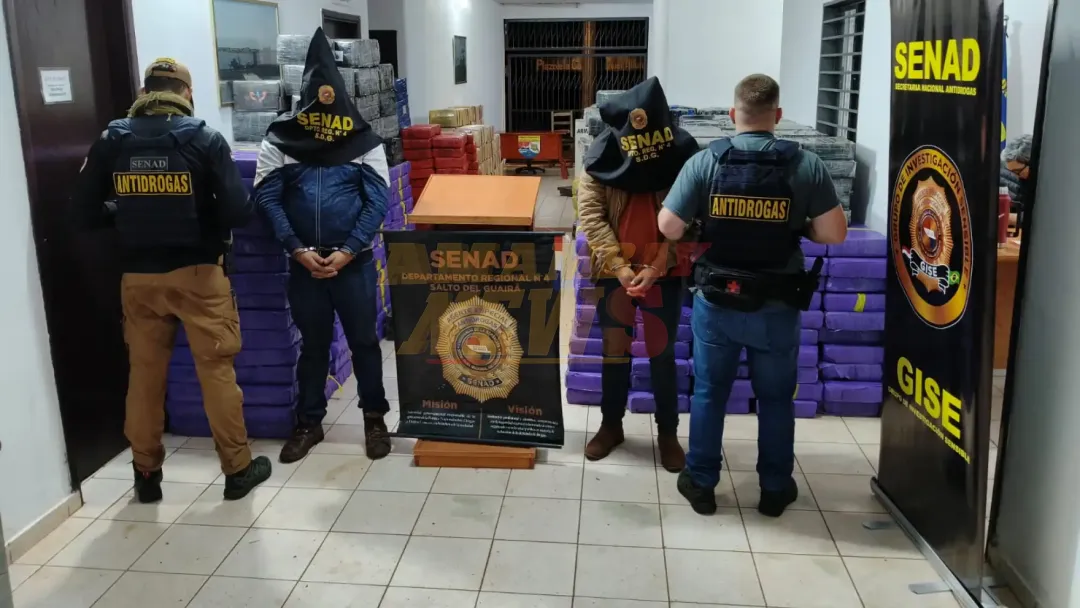 Imputan a detenidos por caso de 13 toneladas de marihuana en Katueté