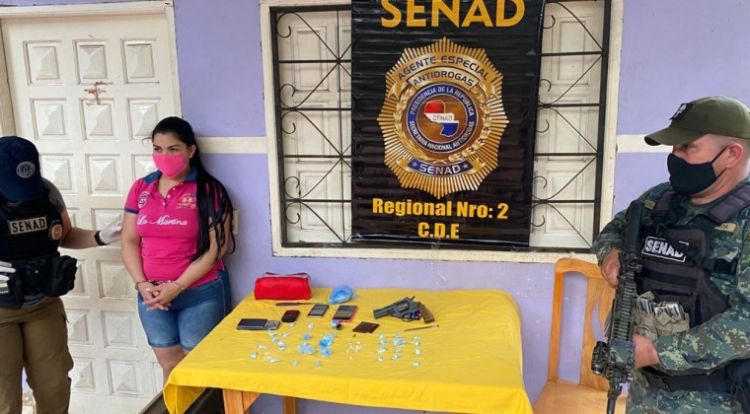 Mujer lideraba esquema de comercialización de droga en Ciudad del Este