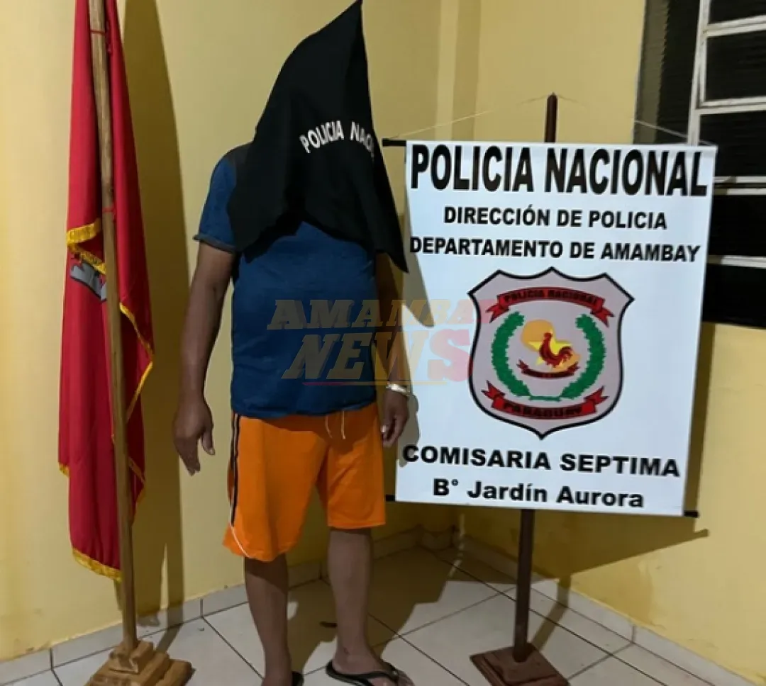 Detienen por violencia familiar a un hombre en Pedro Juan Caballero