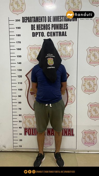 Allanamiento y detención de personas por estafa y apropiación en Itauguá.