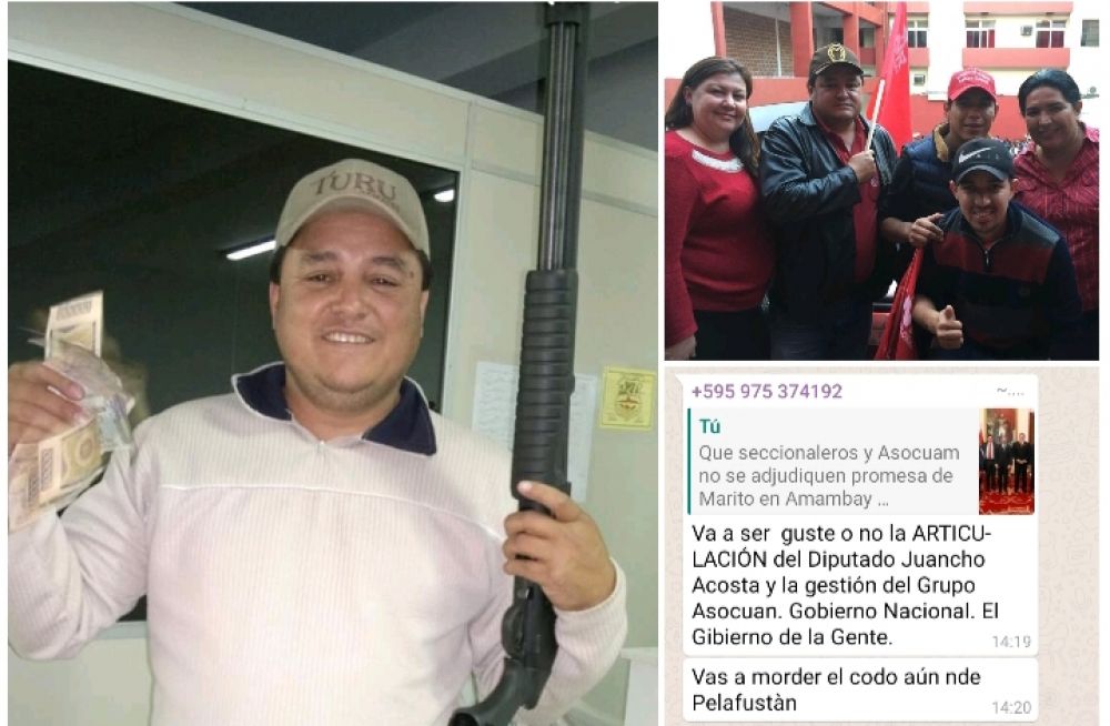 Seccionalero de Tekoporã enojado con diputado y gobernador en Amambay