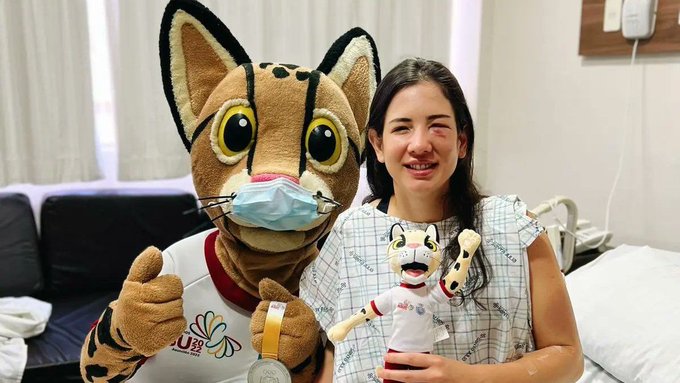 Juegos Odesur 2022: Yennifer Servín se recupera y recibe la visita de Tiríka