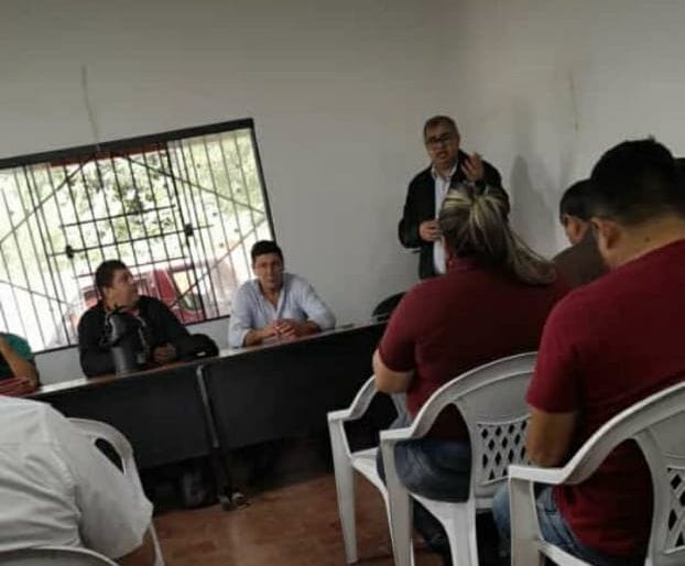 Seccionaleros utilizan oficina del MAG para campaña política de Juancho Acosta en Amambay