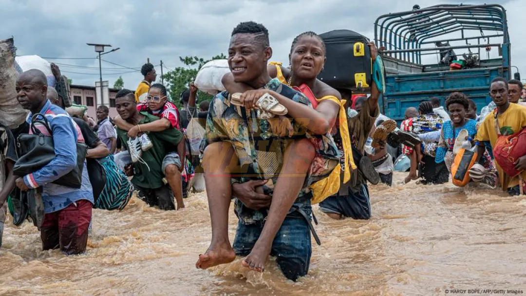 Suben a 43 los muertos por las lluvias en R. D. Congo
