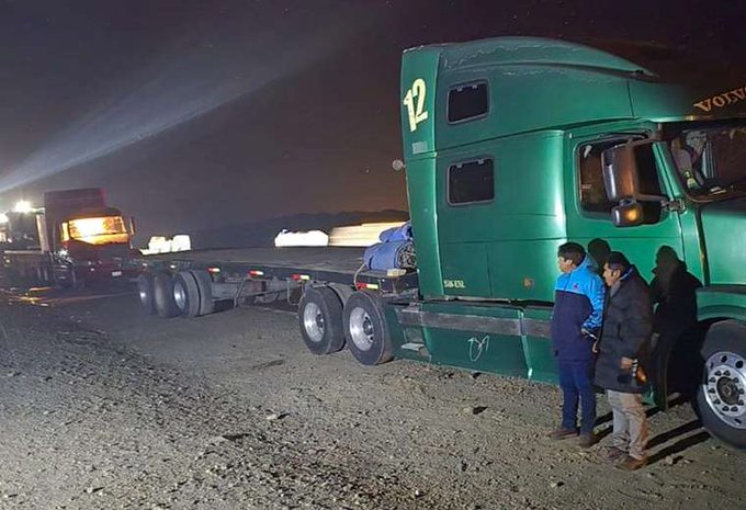 Bolivia: Intervienen cuatro camiones que transportaban más de 200 kilos de cocaína