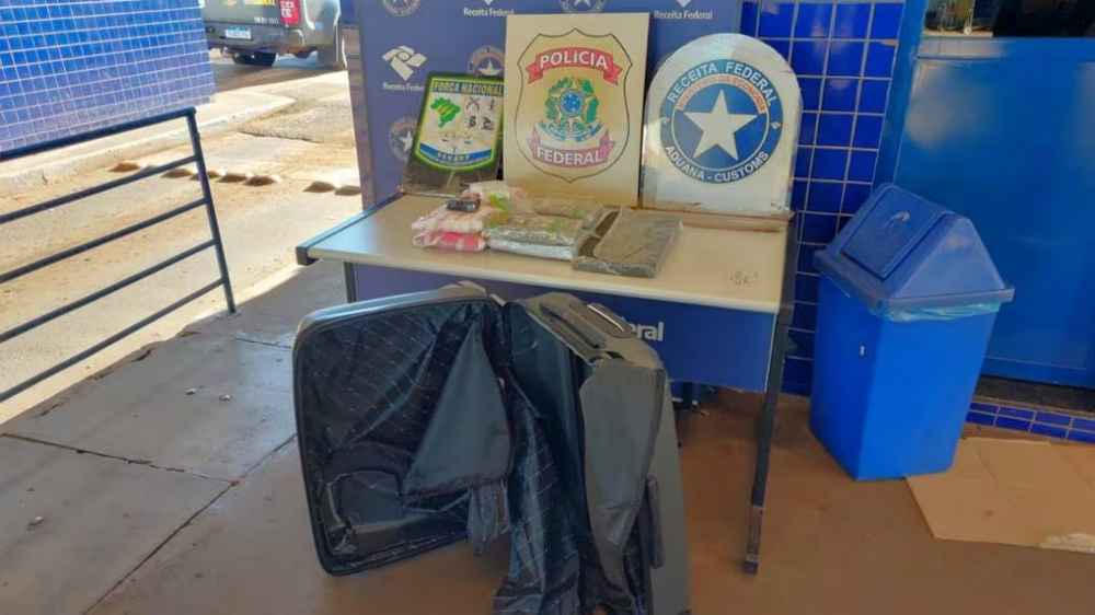Cae paraguayo en Foz de Iguazú por transportar droga oculta en su maleta