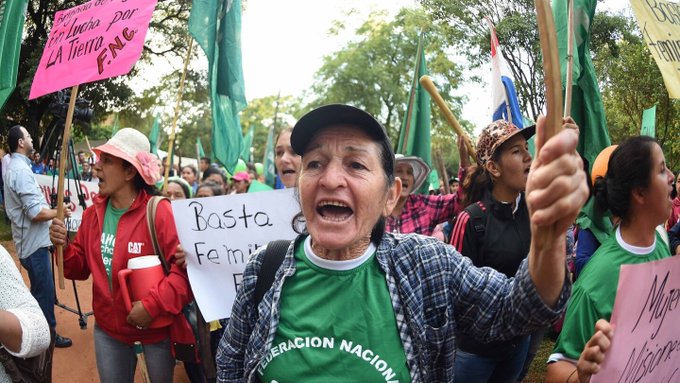 Campesinos se movilizan este martes en Asunción por el abandono al pequeño productor