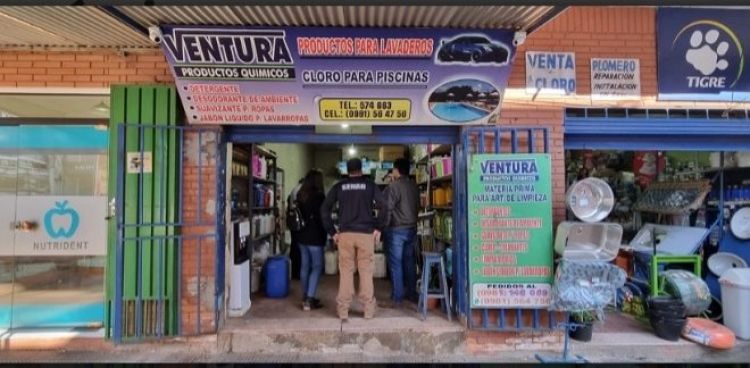 Dinavisa y Senad allanaron dos comercios de productos médicos y químicos
