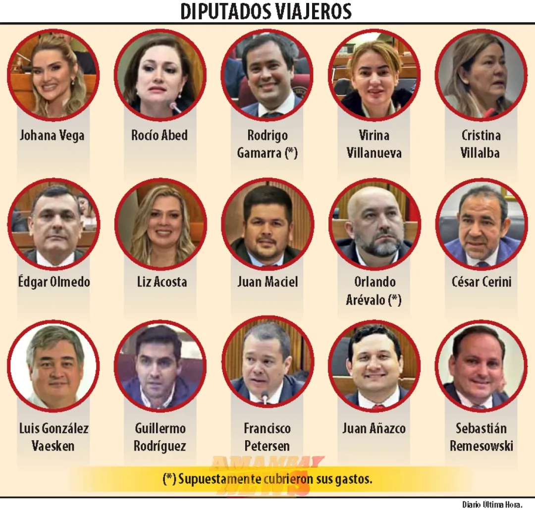 Tour vip de diputados a los EEUU habría costado G. 500 millones