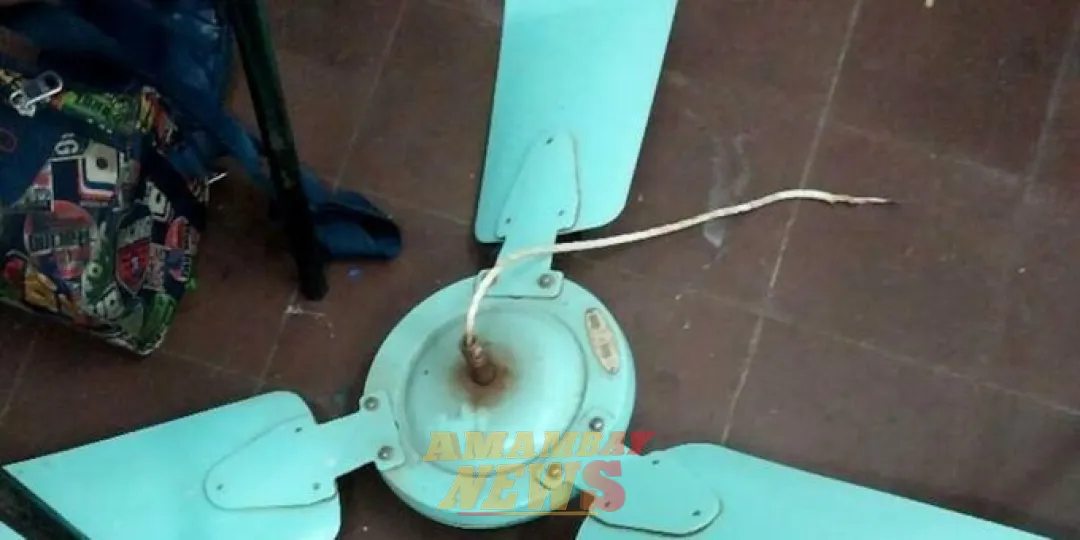 Cayó ventilador sobre alumno, docente denunció y fue rajada