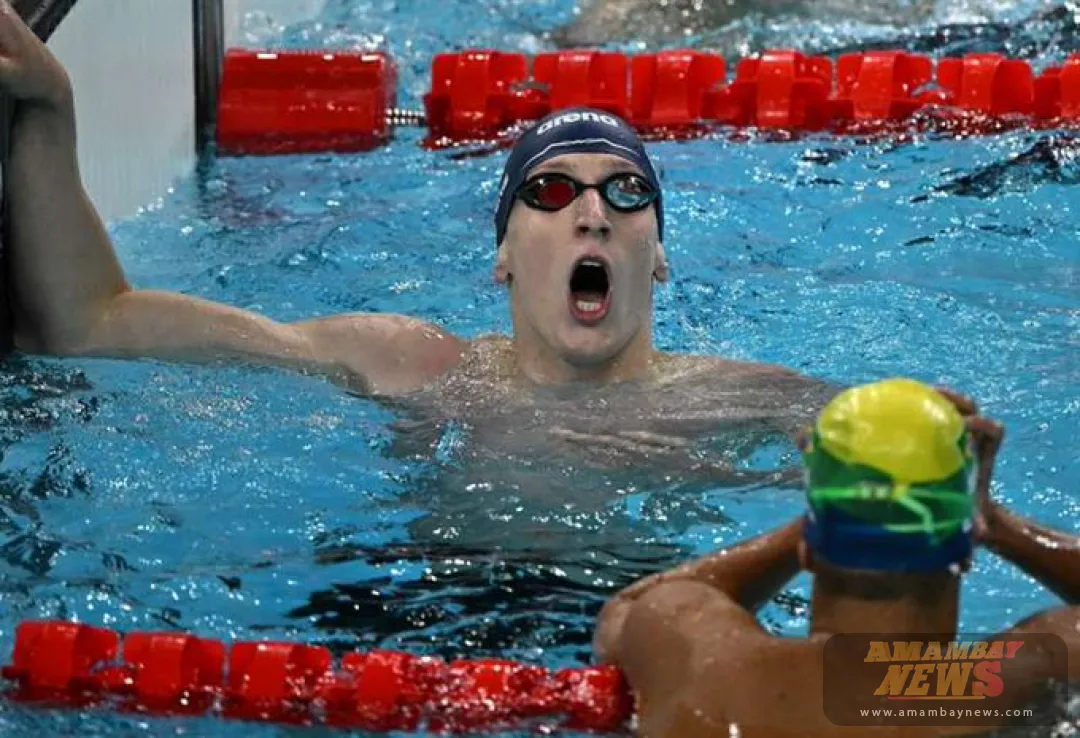 El alemán Maertens ganó los 400 metros libres, primer oro de la natación en París