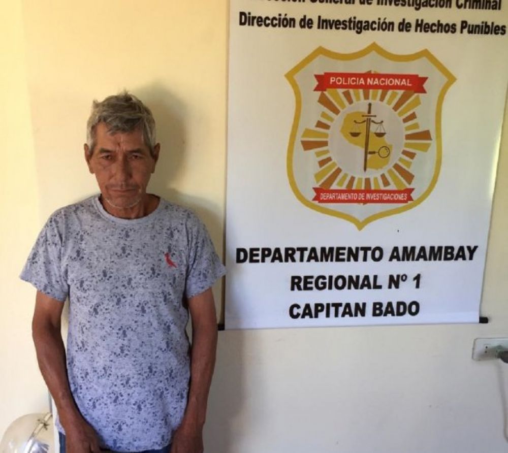 Policía detiene a presunto homicida en Capitán Bado