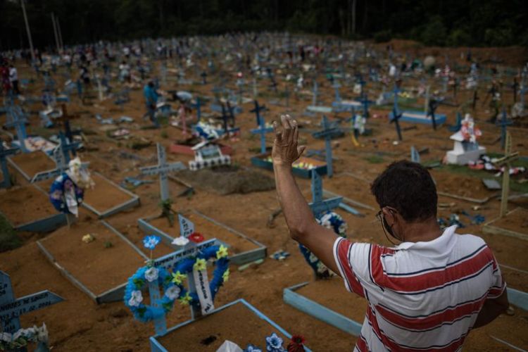 Covid-19: Brasil supera las 610.000 muertes