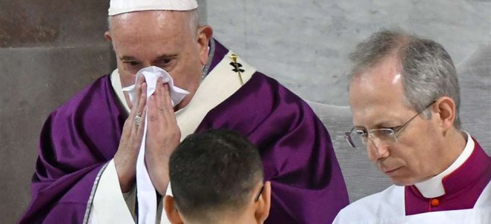 El Papa, resfriado, cancela actos por tercer día consecutivo