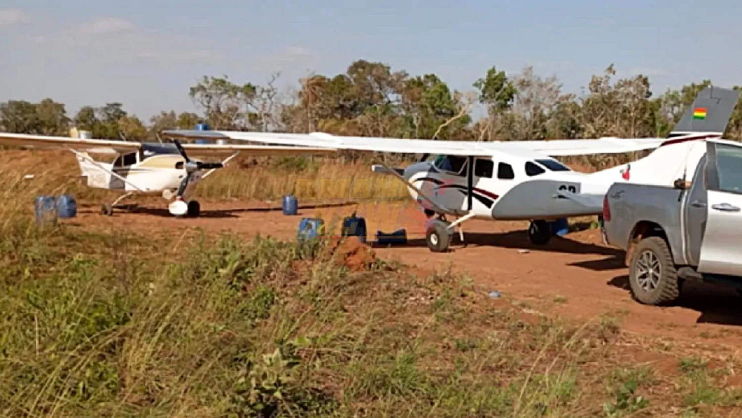 GPS de narcoavionetas revelan ruta de la cocaína en frontera con Brasil