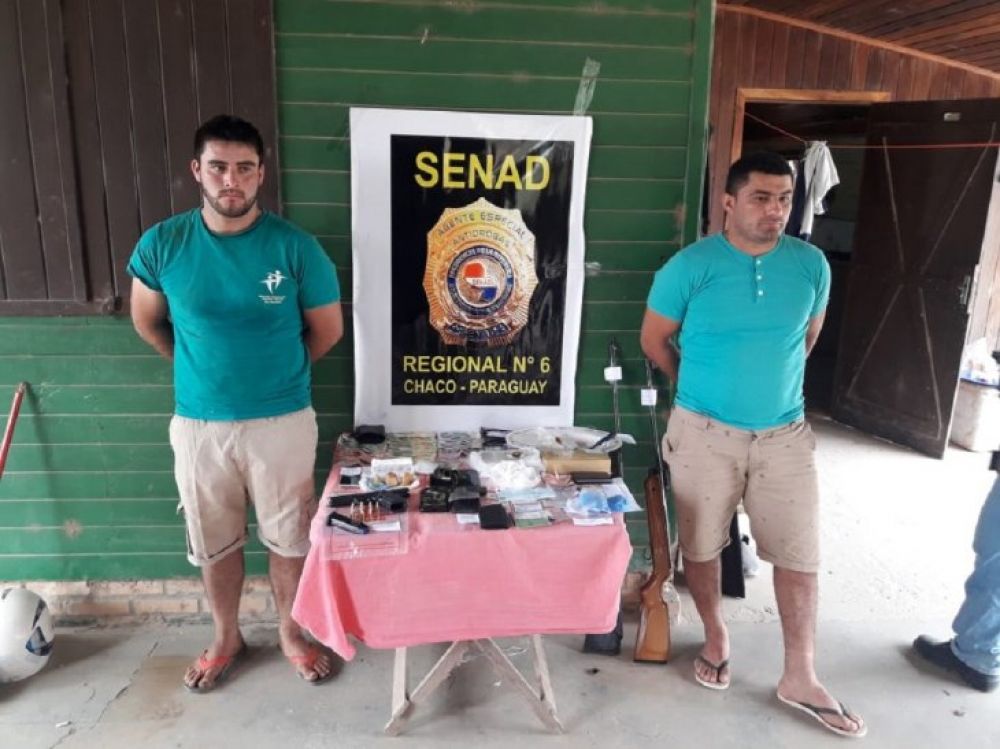 Detienen a dos hombres con cocaína en el Chaco