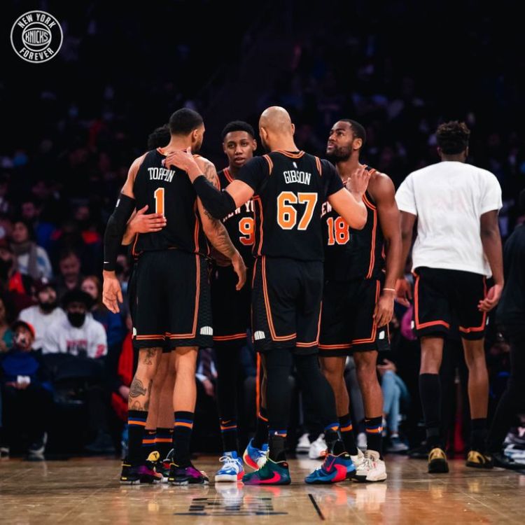 Los New York Knicks festejan en Navidad