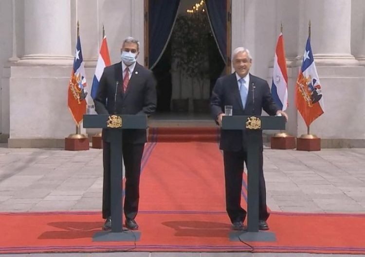 Paraguay y Chile seguirán trabajando “mano a mano” para que cada vez estén más juntos, asegura Marito