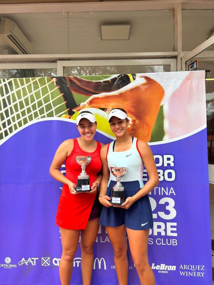 Tenistas juniors llegaron hasta dos finales de dobles en Tucumán