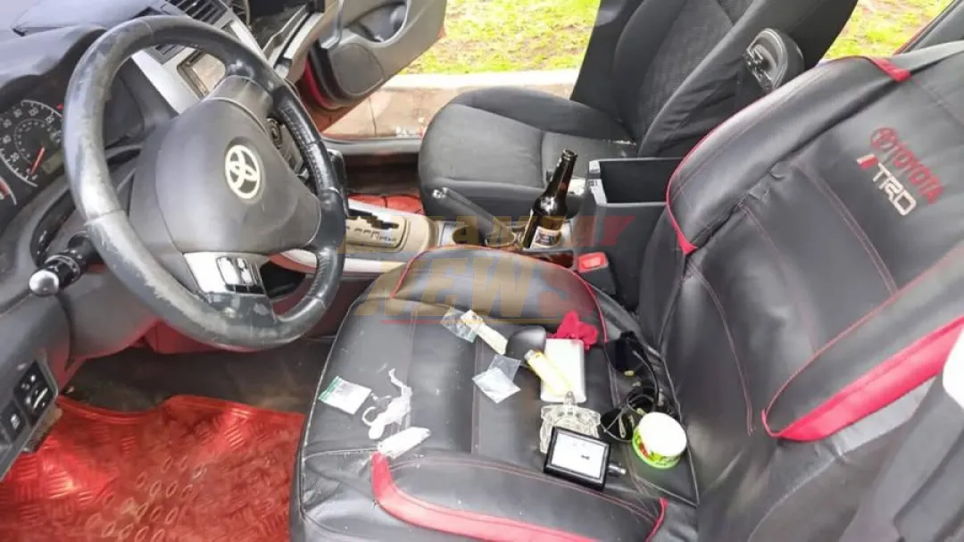 Encuentran cocaína en poder de hombre que quedó dormido en el auto en Encarnación