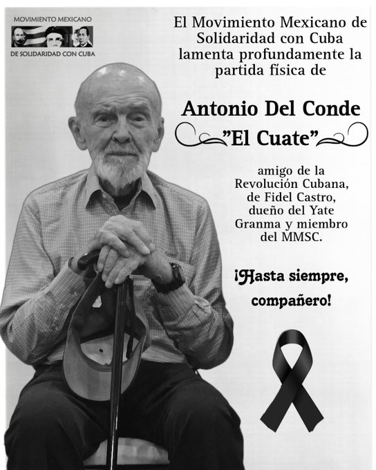 Muere Antonio del Conde, el 'Cuate', dueño del yate Granma e íntimo amigo de Fidel Castro