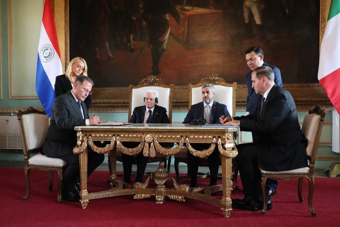 Acuerdo sobre traslado de personas condenadas y capacitación diplomática entre Paraguay e Italia