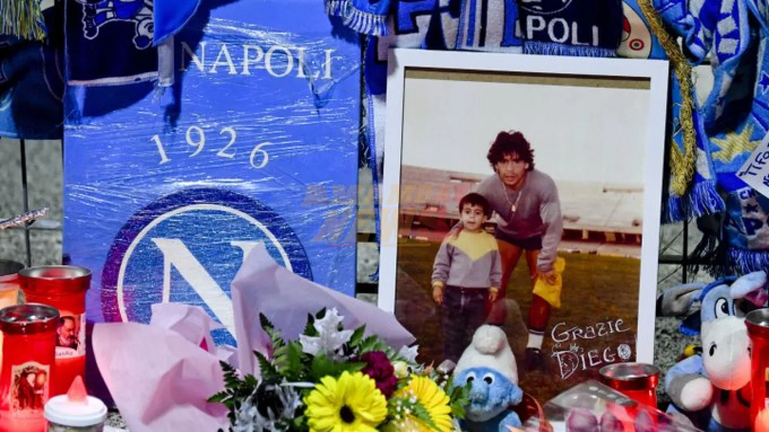 Maradona sigue vivo en la memoria de Nápoles