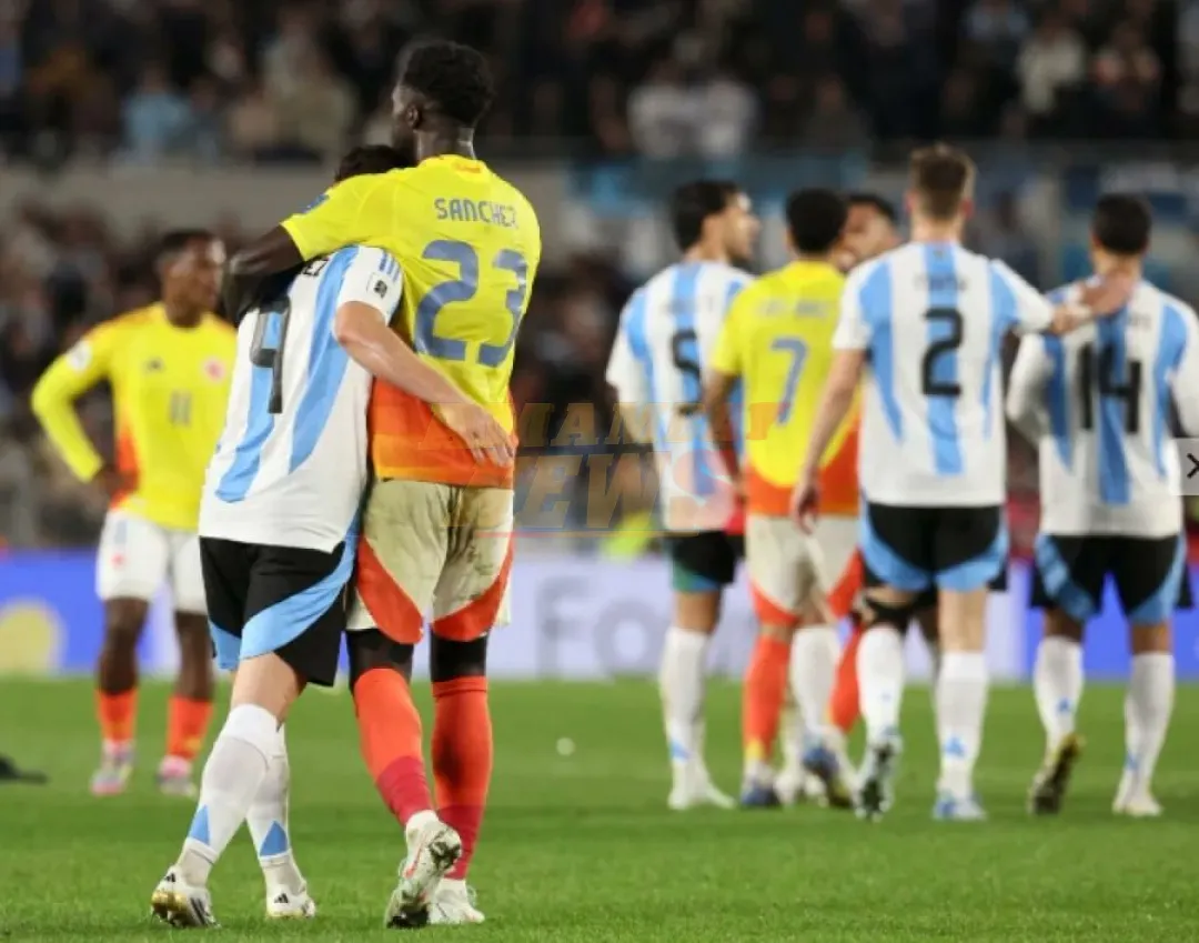 Argentinos y cafeteros se dan la mano y empatan a un gol