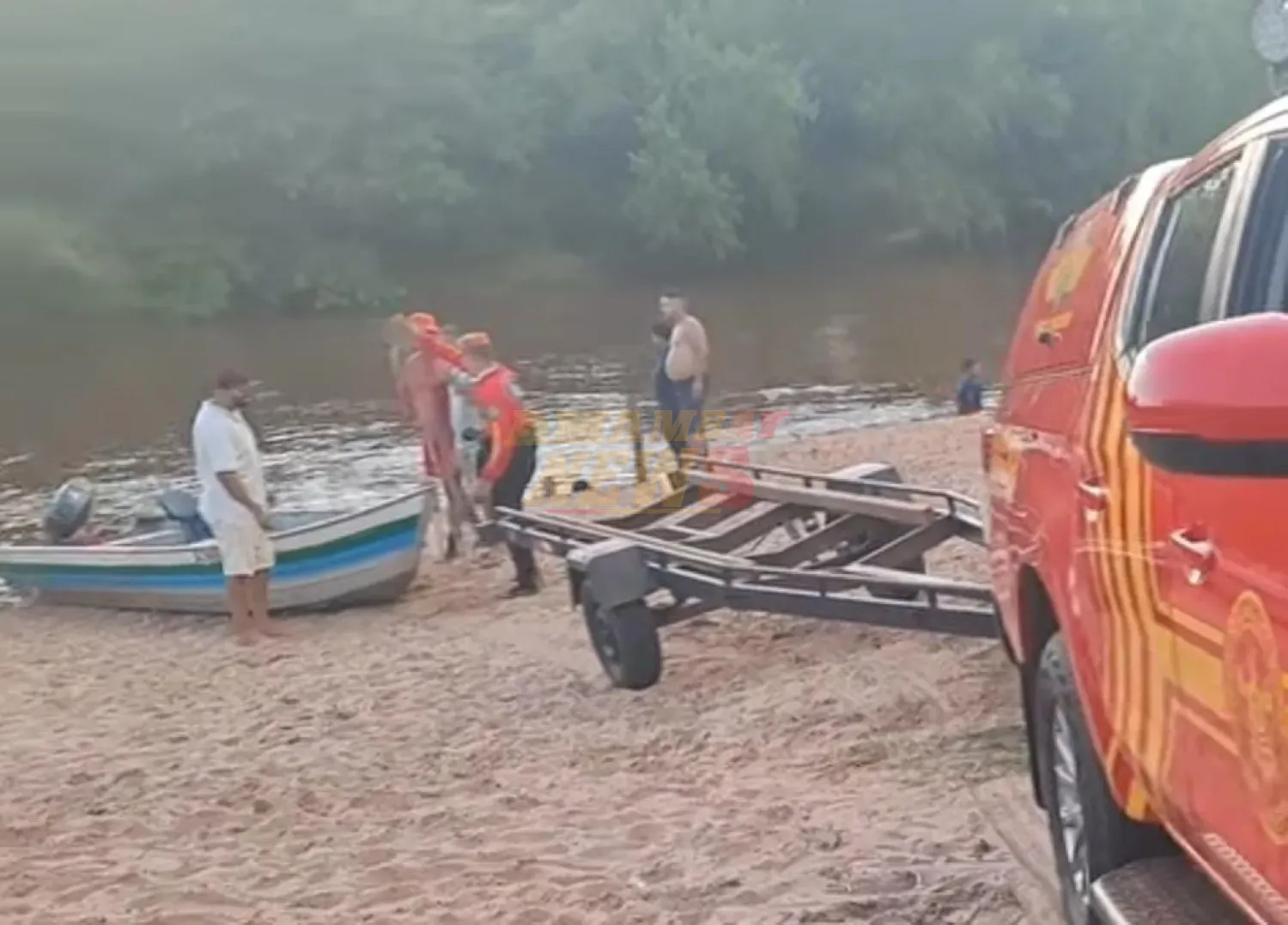 Sigue búsqueda de hombre desaparecido en aguas del río Apa en Bella Vista Norte