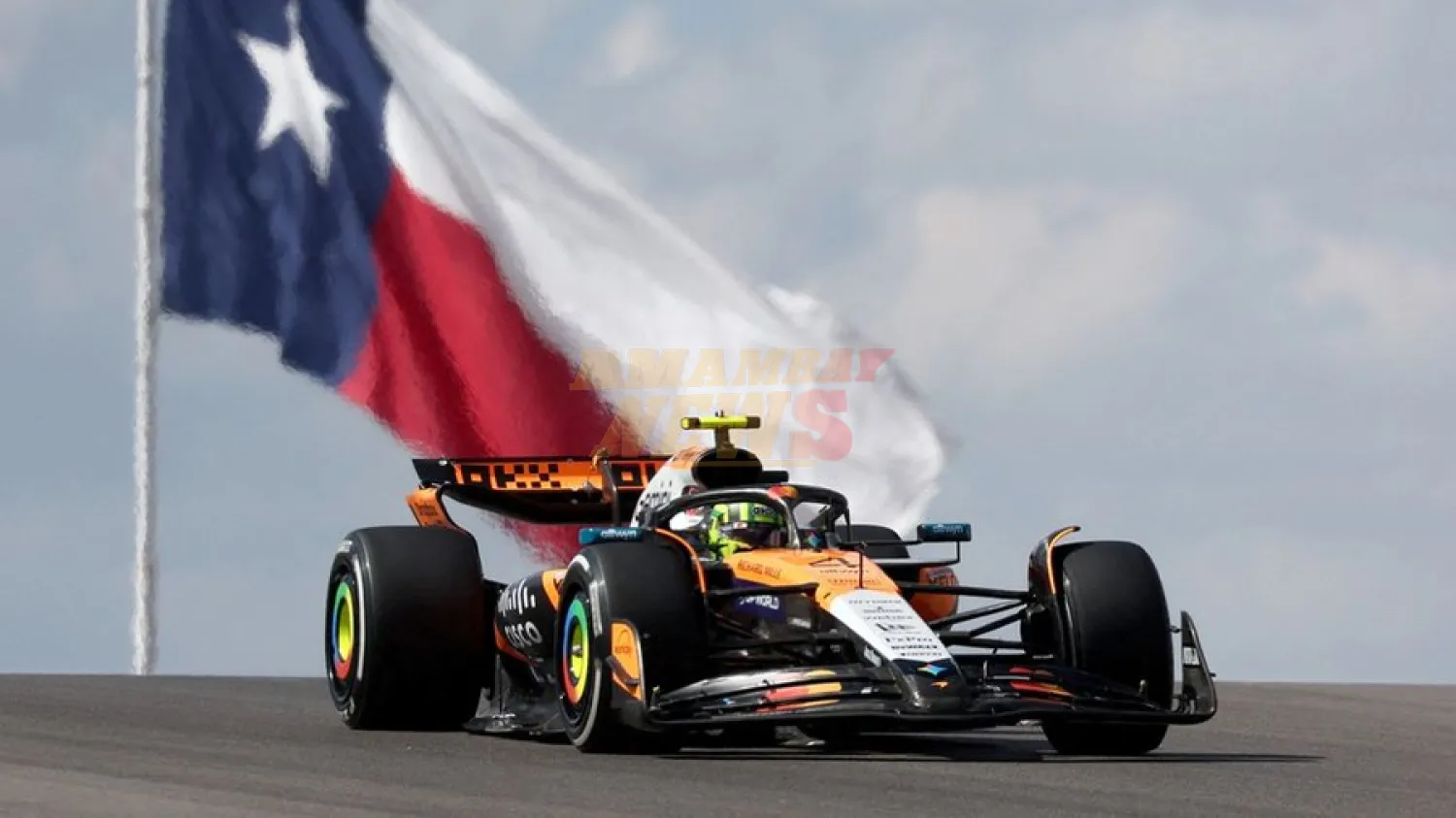 Lando Norris es el más rápido en el primer y único ensayo del Gran Premio de Estados Unidos