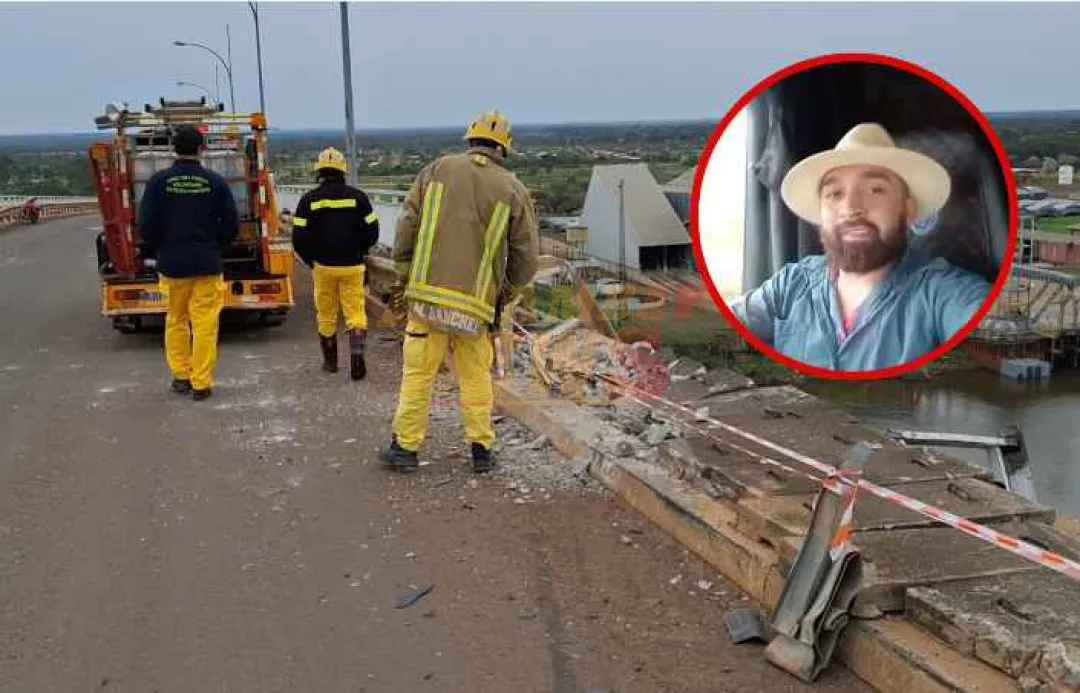 Identifican al supuesto chofer del camión que habría caído en el puente Nanawa