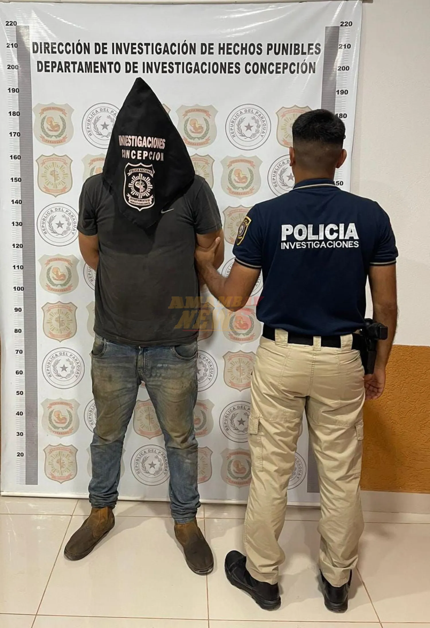 Detienen en Concepción a hombre declarado rebelde con orden de captura vigente