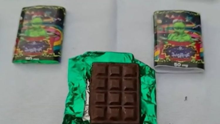 Incautan 10.000 barras de chocolate rellenas de marihuana en Colombia