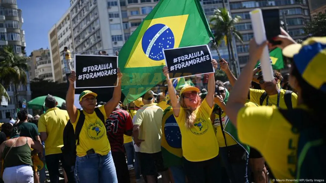 Seguidores de Bolsonaro aplauden las sanciones de EE.UU.