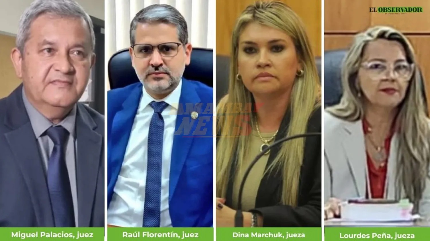 Estos magistrados buscan su “rekutú”: ¿Qué opina del desempeño de cada uno de ellos?