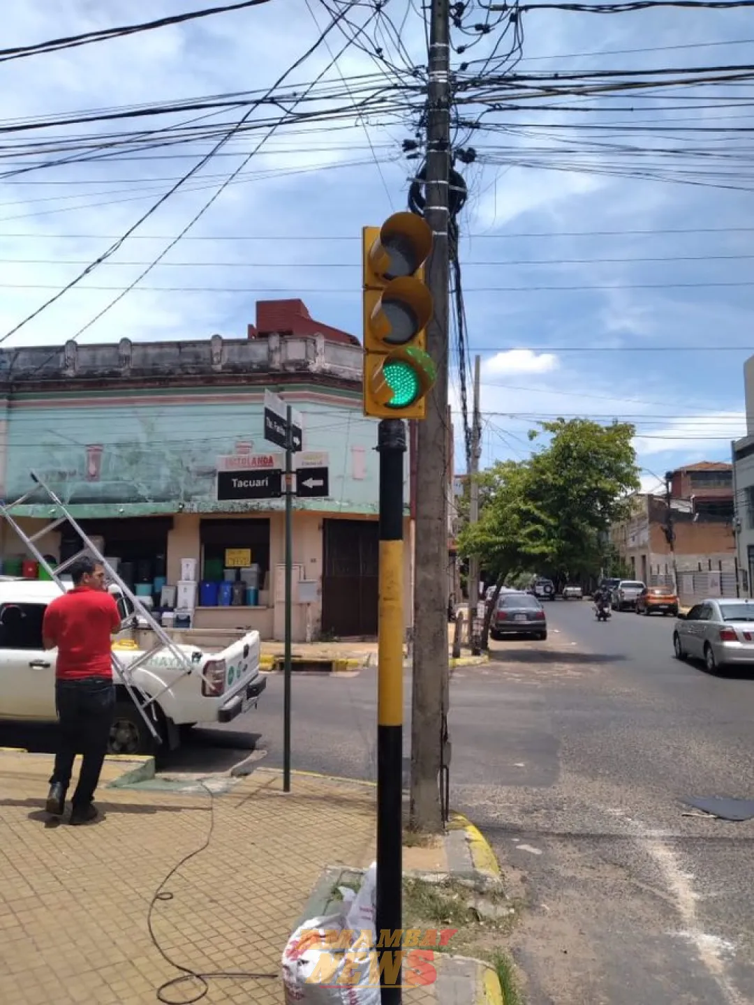 Municipalidad denuncia robo de cables de semáforos del microcentro de Asunción