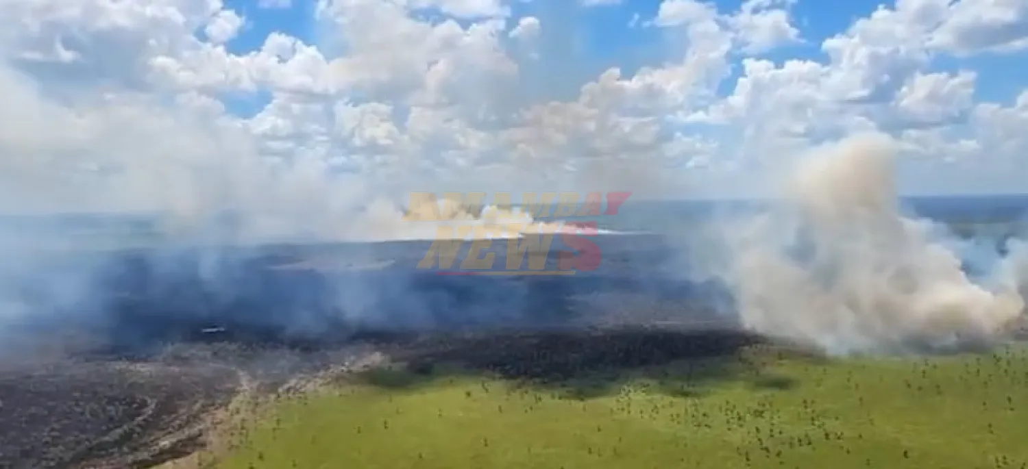 Gran incendio en zona inaccesible consume varias hectáreas en Chaco’i