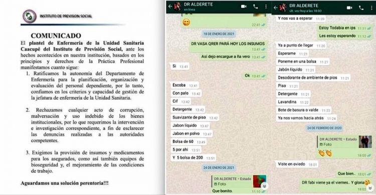 Director de IPS Caacupé llevaba insumos del hospital a su casa