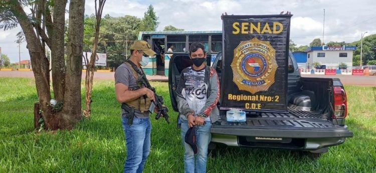 Tribunal condena a argentino detenido con 1 kilo y 40 gramos de cocaína