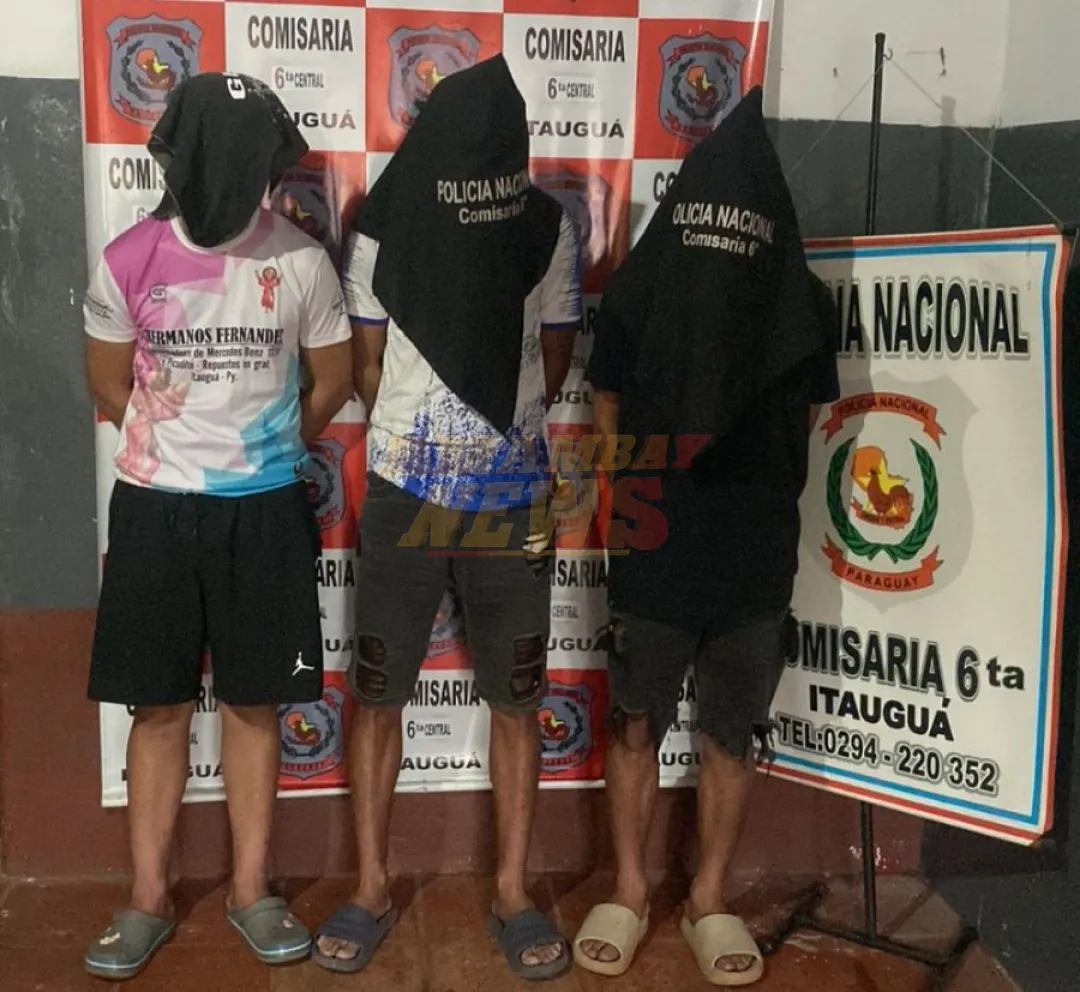 Supuestos malvivientes fueron detenidos tras asalto a una farmacia