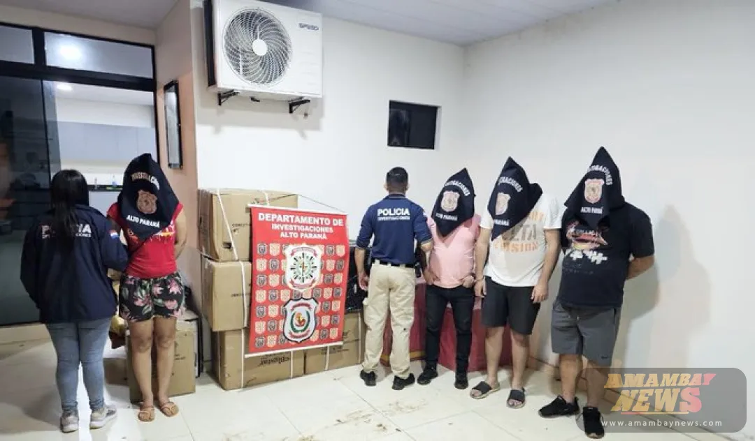 Recuperan mercadería robada a pasero en Franco y detienen a cuatro involucrados