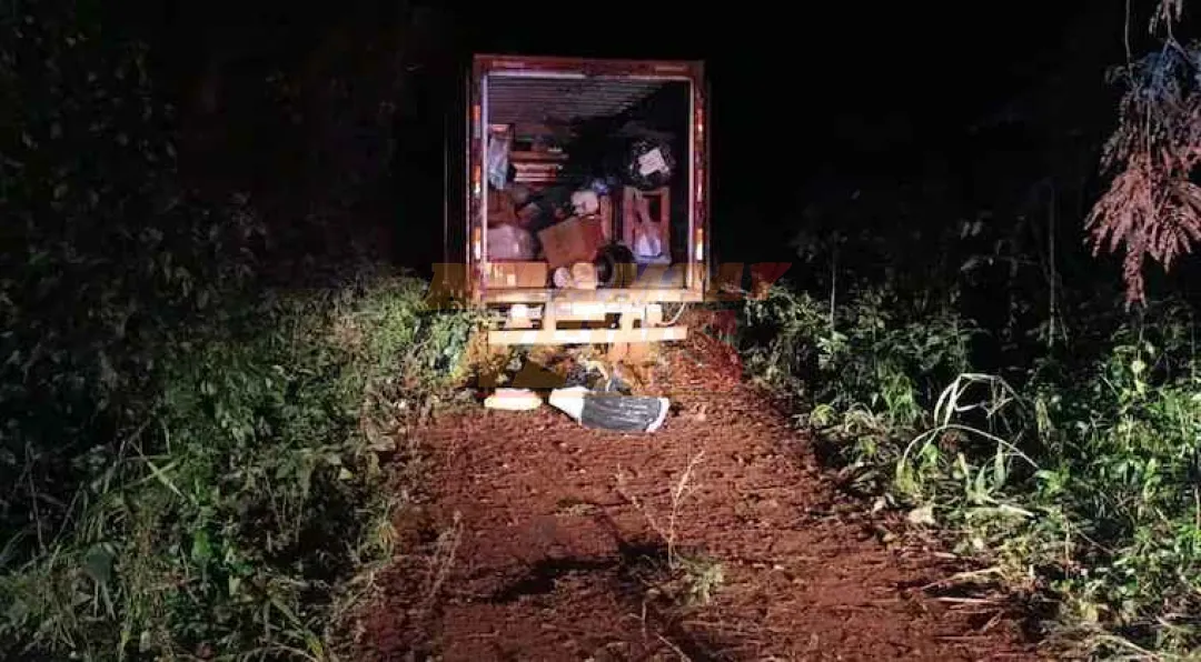 Piratas del asfalto asaltan transportadora: roban celulares y electrodomésticos
