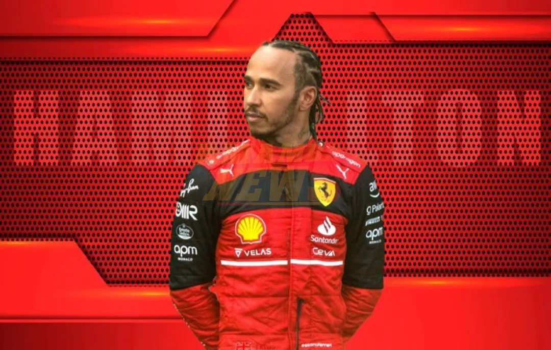 Hamilton cumple su sueño de correr de rojo en su primer día en Ferrari