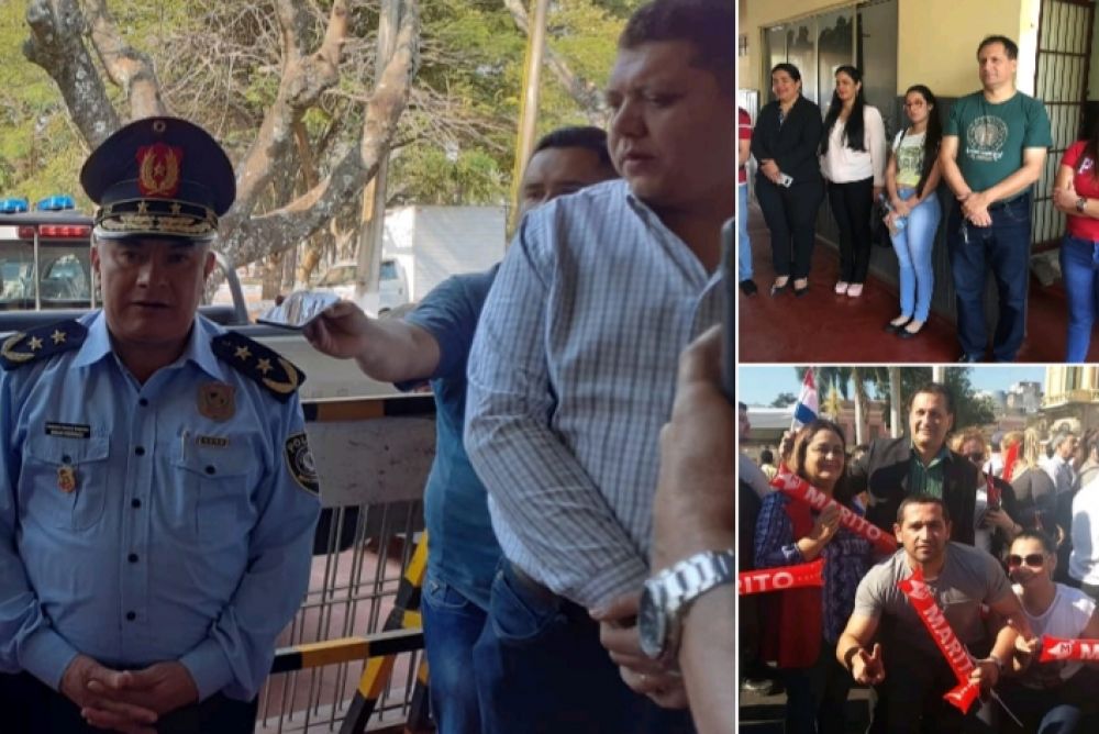 Seccionalero de la educación también participó de entrega de patrulleras de la Policía