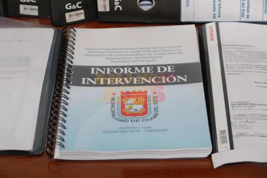 Culmina la intervención de la Municipalidad de Ciudad del Este y entregan informe final