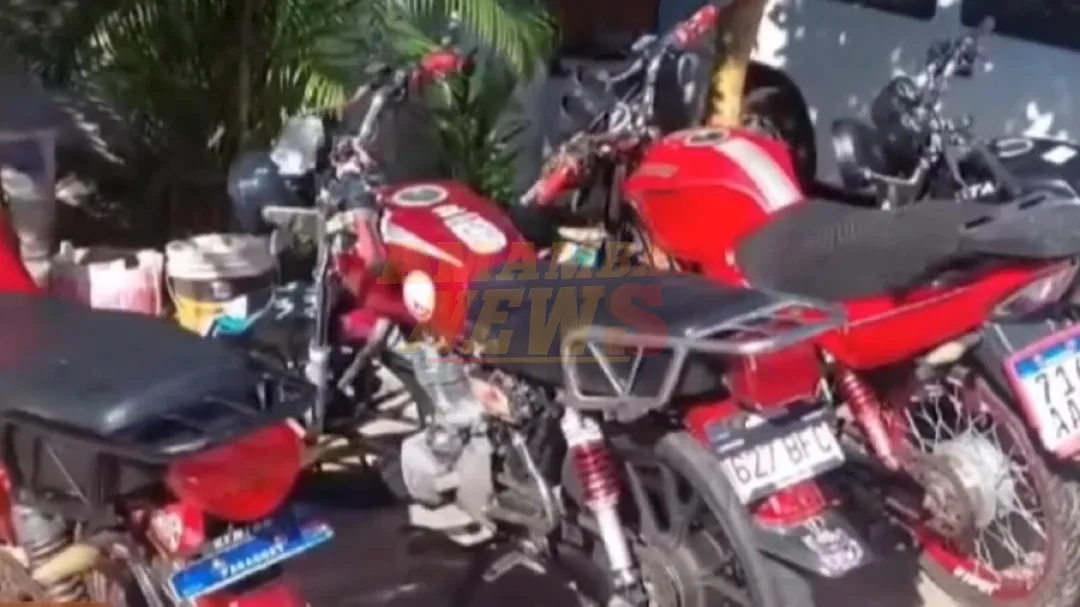Carapeguá: Cinco detenidos que formarían parte de una “pandilla de motochorros”