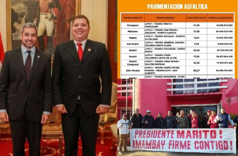 Marito no construirá ni un metro de pavimentación asfáltica en Amambay